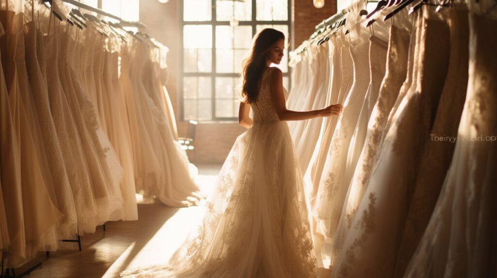 Wedding dress selection